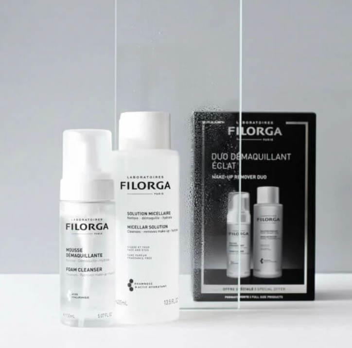 Dúo de limpiadores (Solución micelar + Espuma desmaquillante)