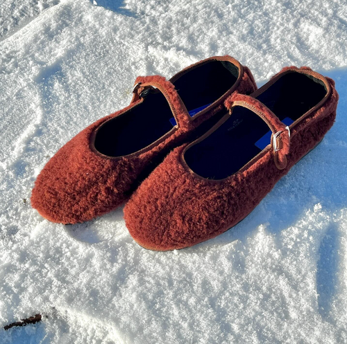Furlanes Mary Janes Yeti - Terracota - Femme