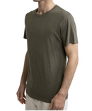 Rhythm - T-Shirt Essential Slub - Olive - Homme