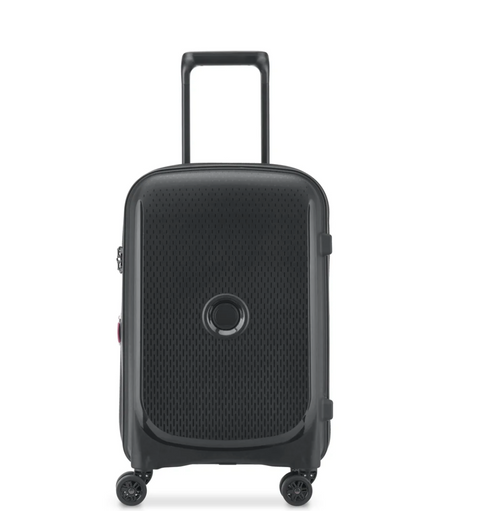 Valise Trolley Cabine Extensible 4 Doubles Roues 55 Cm - Noir