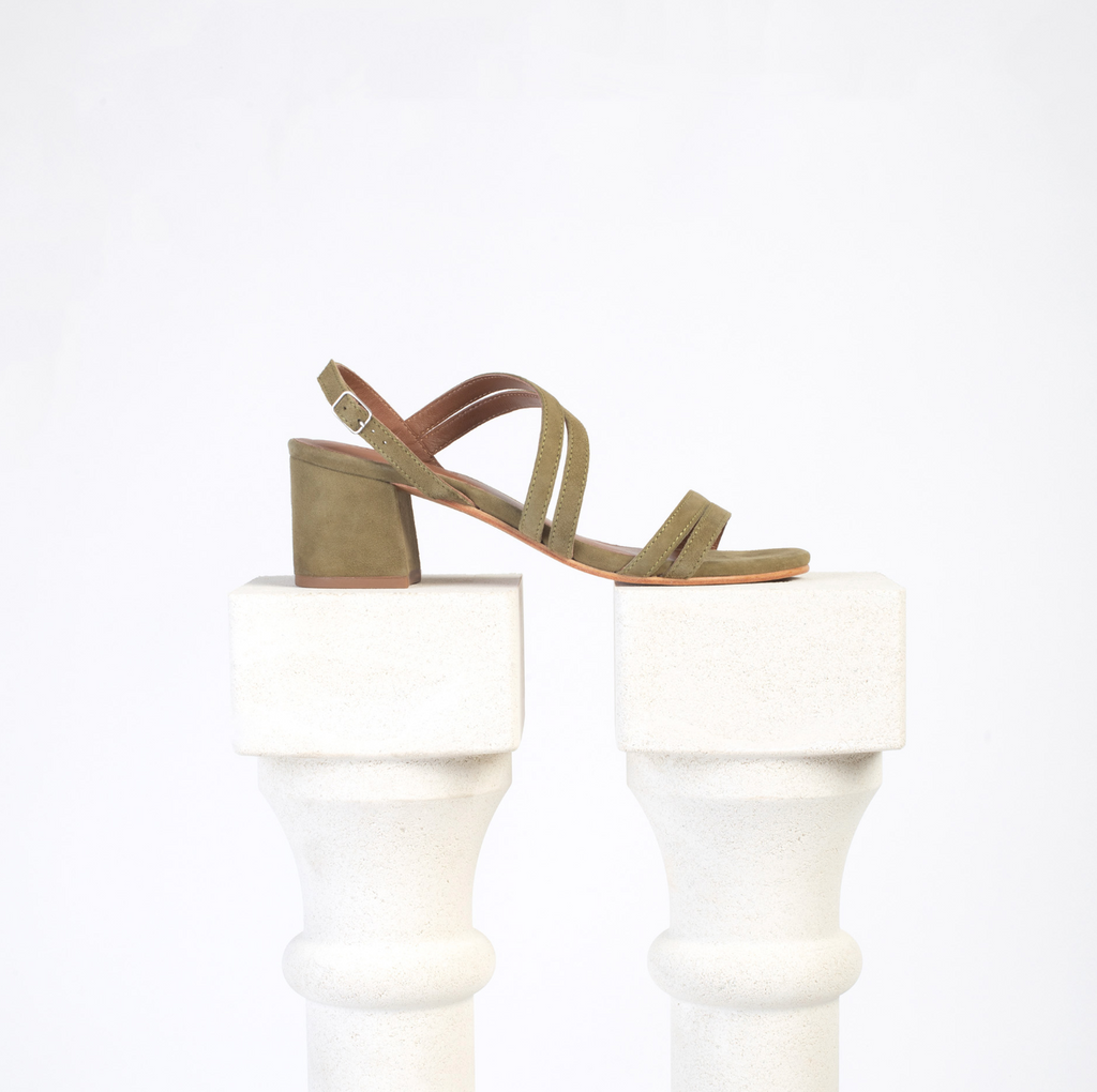 Apolina - Reeta Heeled Sandals - Green