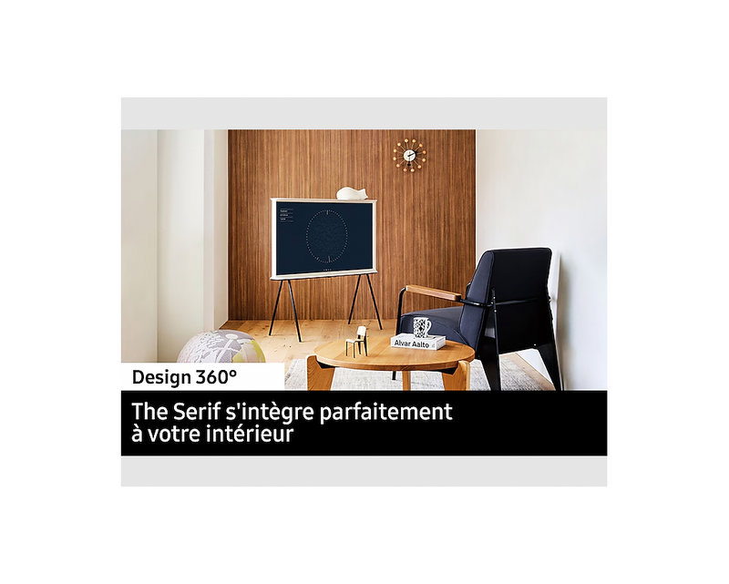 Televisor The Serif QLED 2023 - Samsung - 55" - Blanco
