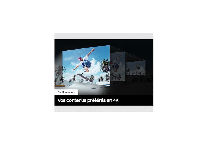 Samsung Crystal UHD 4K 2024 TV - 43" - Black 