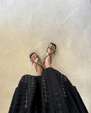 Sandalias Azul Océano - Negro