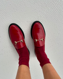 Mocasines Long Way To Go - Rojo