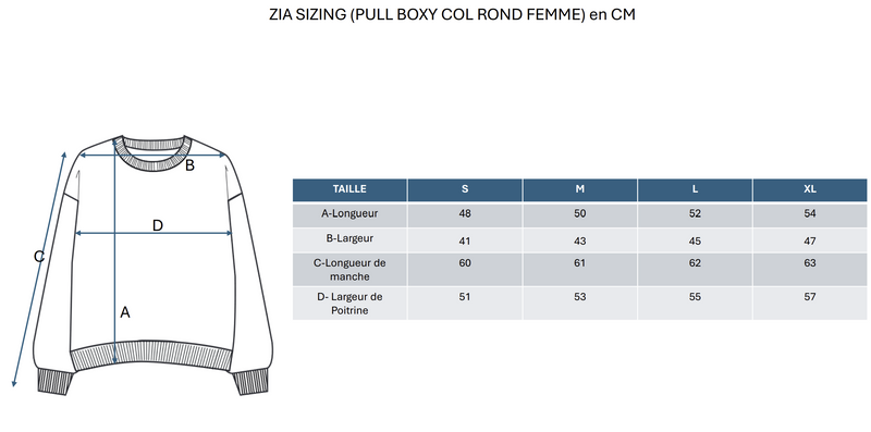 Zia Round Neck Boxy Sweater - Gris Perla - 100% Cachemira Oeko-Tex - Mujer