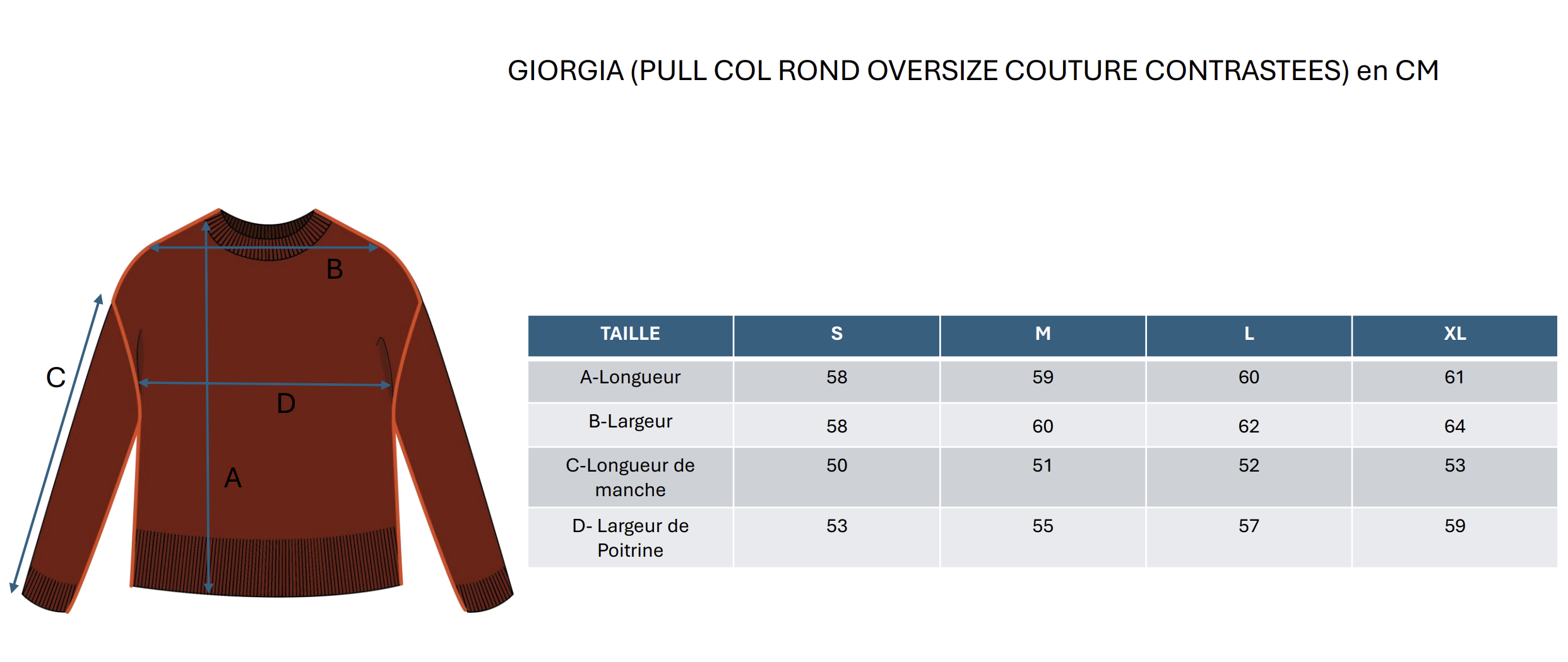 Jersey Bordures Giorgia - Fucsia Violeta