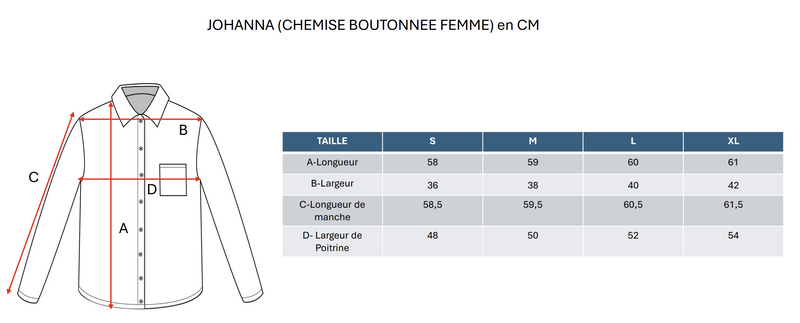 Chemise Boutonnee Johanna - Bleu Marine - 100% Cachemire Oeko-Tex - Femme