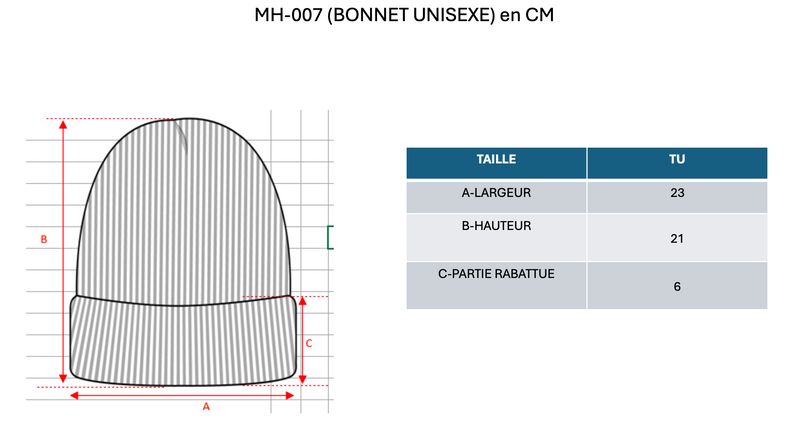 Bonnet - Gris Fonce - 100% Cachemire Oeko-Tex - Mixte