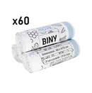 Lot De 60 Sacs Poubelle De 30 À 50L - Blanc