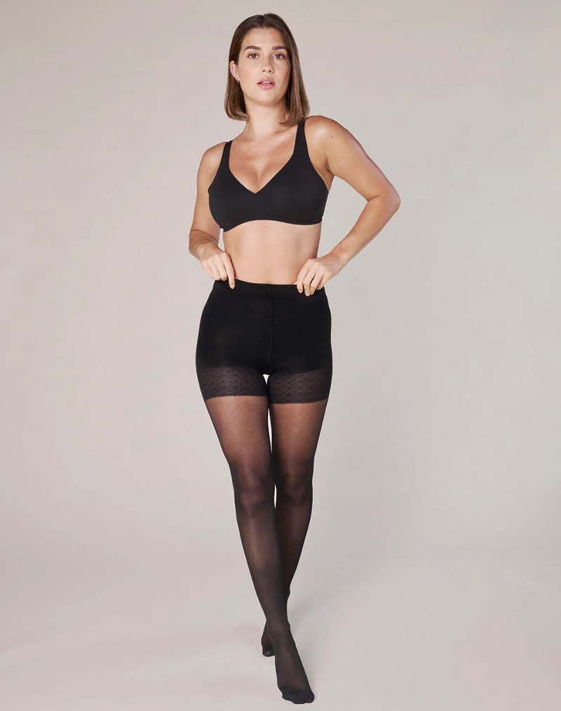 Pack De 3 - Le Collant Parfait - Shorty Sculptant - Noir - 40 Deniers