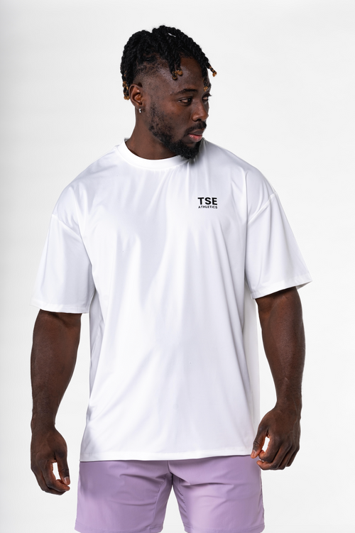 T-Shirt Oversize Performance - Blanc