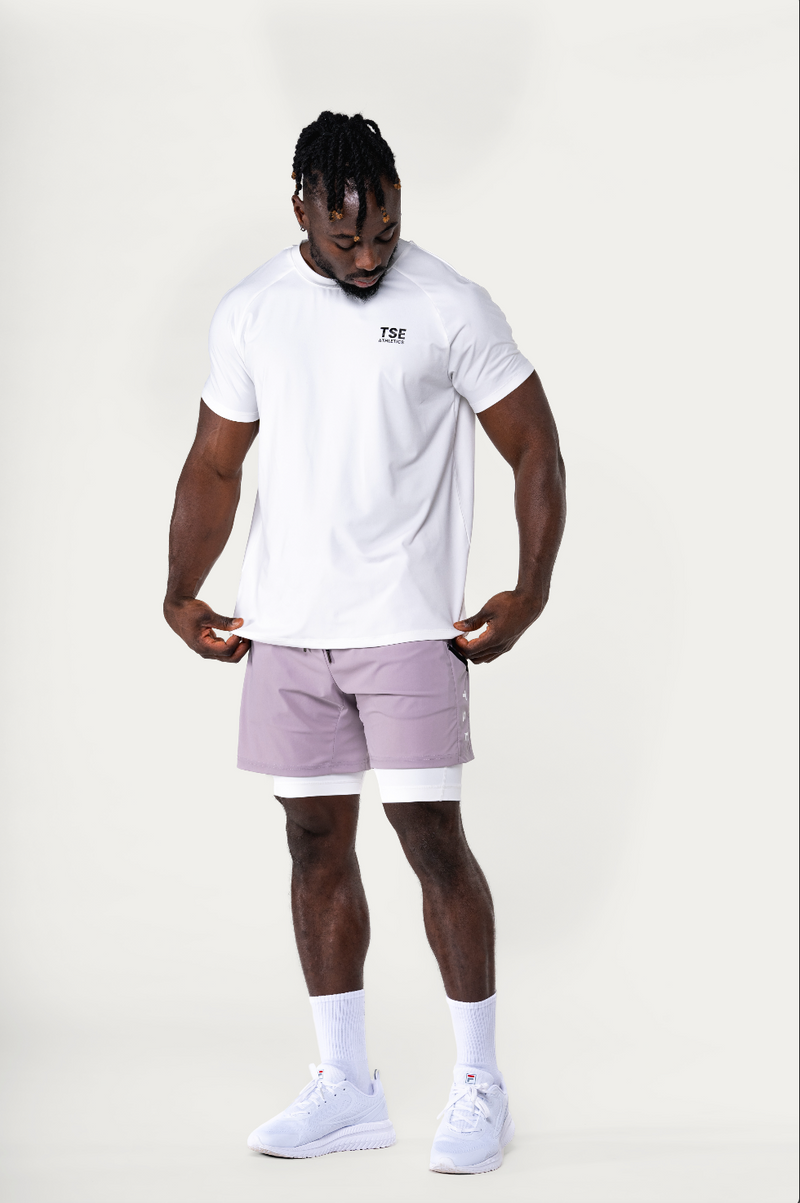 T-Shirt Raglan Performance - Blanc