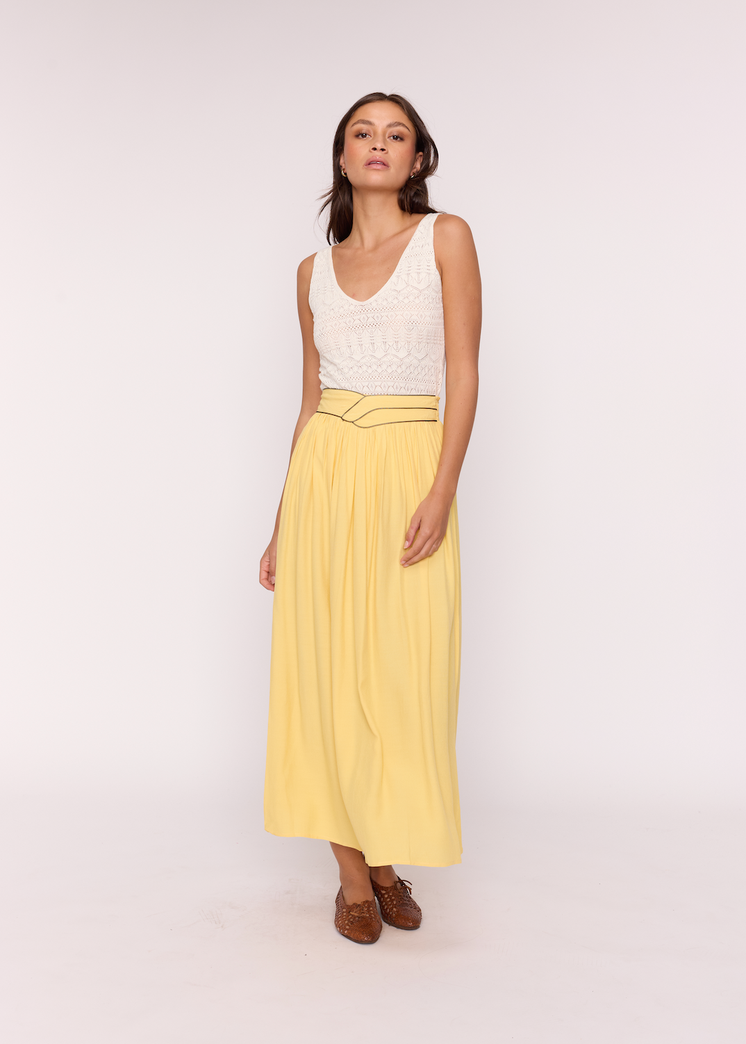 Falda Suzette - Amarillo