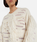 Pull Airy Alpaca Texture Knit - Natural - Women