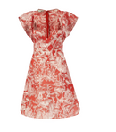 Dress Fungi Forest Se/Co Organ - Lava Red - Femme