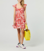 Dress Fungi Forest Se/Co Organ - Lava Red - Femme