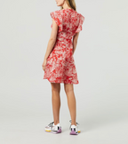 Dress Fungi Forest Se/Co Organ - Lava Red - Femme