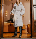 Trench Textured Technical Oute - Pearl Grey - Women