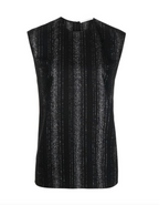 Top Sleeveless Crew - Black - Mujer