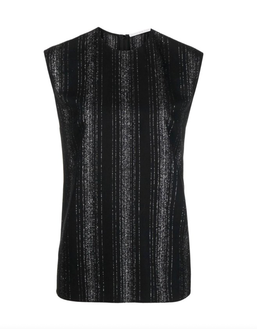 Top Sleeveless Crew - Black - Mujer