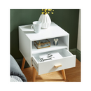 Bedside Table - Ulos - White