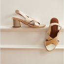 Isi Heeled Sandals - Gold
