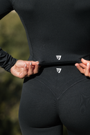 Top Square Manches Longues - Black