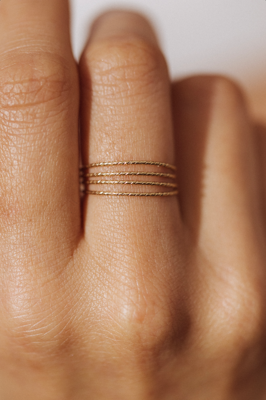 Bague Multi-Rangs Éclat