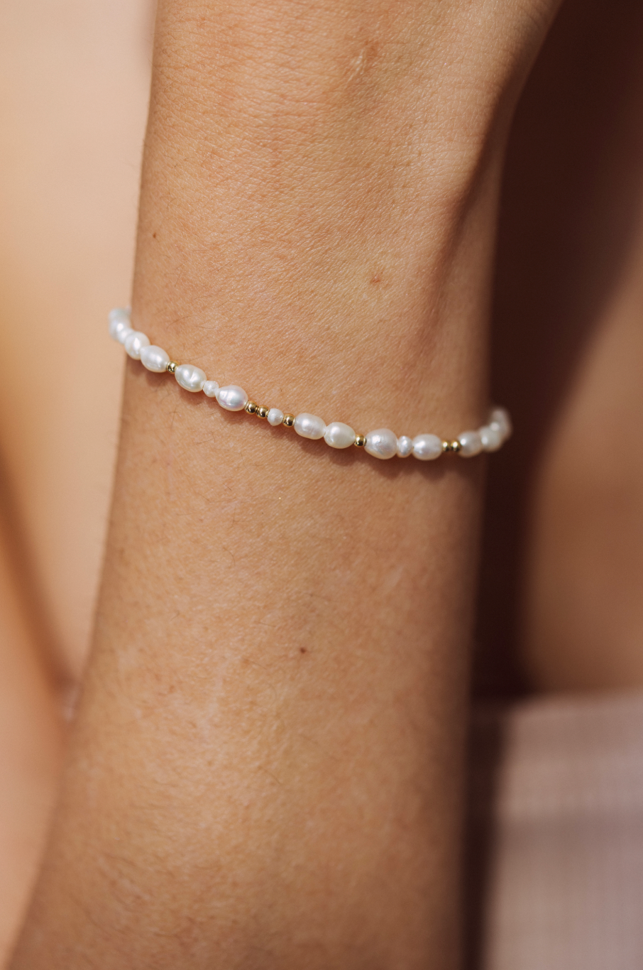 Bracelet Grain De Riz - Perles De Culture