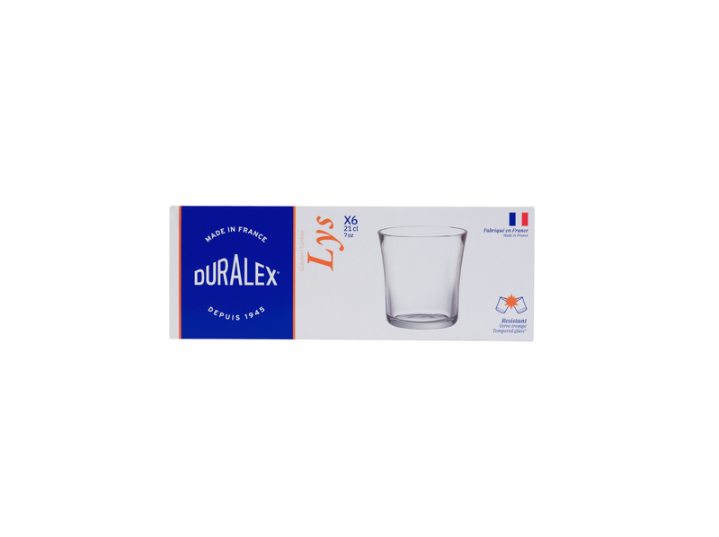 Pack De 6 Gobelets Lys - Transparent - 21Cl