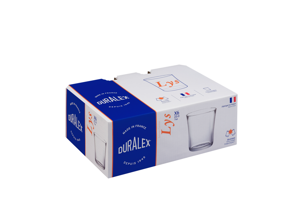 Pack De 6 Gobelets Lys - Transparent - 21Cl