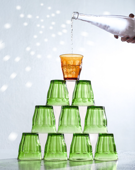 Pack De 6 Gobelets Picardie - Vert - 25Cl