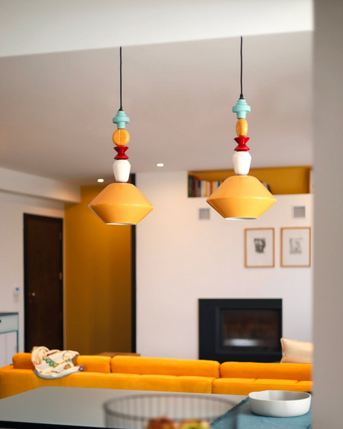 Suspension Lariat - Jaune