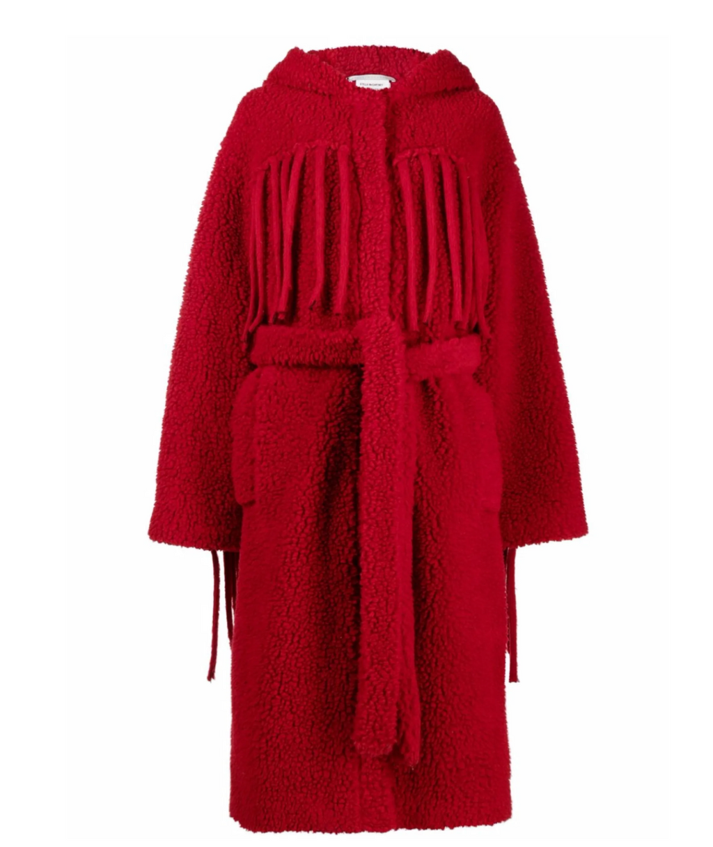 Manteau Teddy Coating - Red - Femme