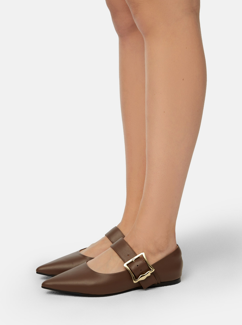 Ballerines About Time - Marron