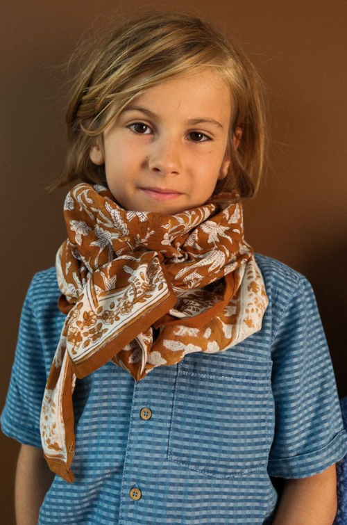 Foulard Adulte Calcutta Caramel