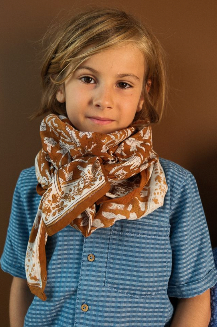 Foulard Adulte Calcutta Caramel