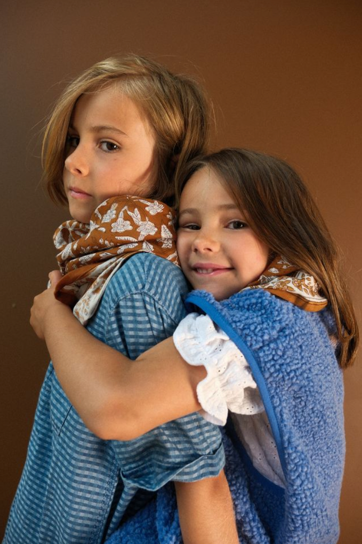 Foulard Adulte Calcutta Caramel