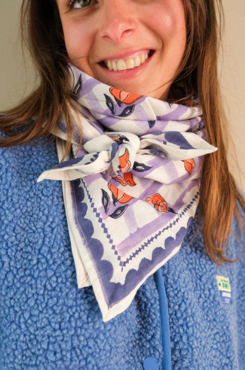 Foulard Adulte Chennai Lilas