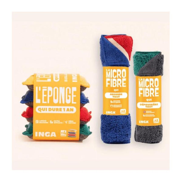 Pack Couleurs - Éponges Et Microfibres