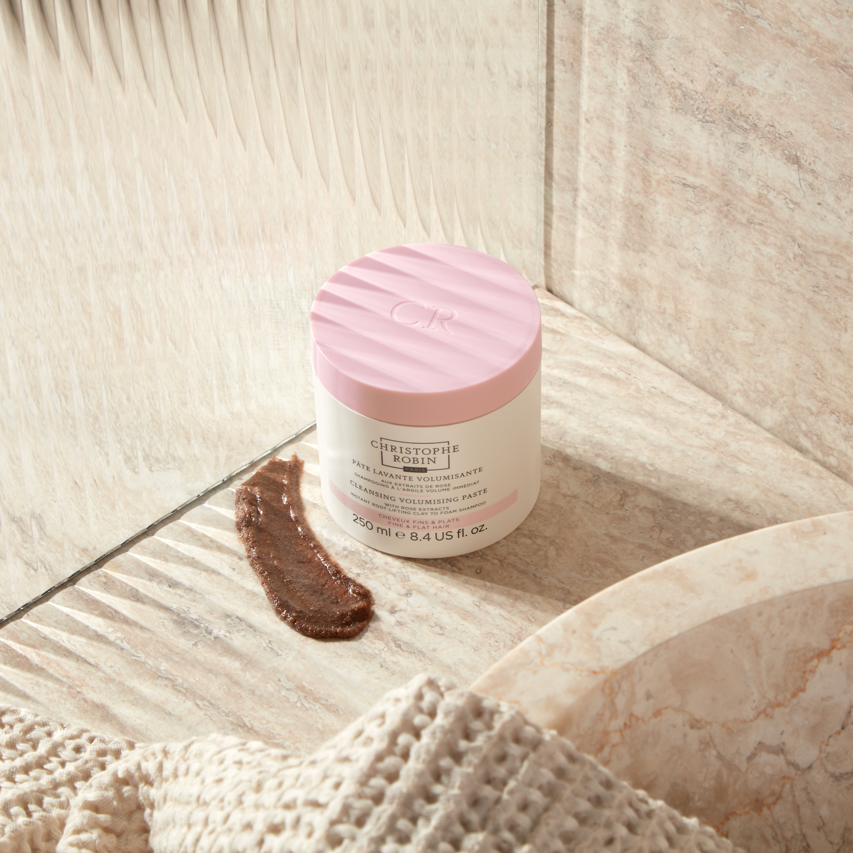 Pâte Lavante Volumisante Aux Extraits De Rose