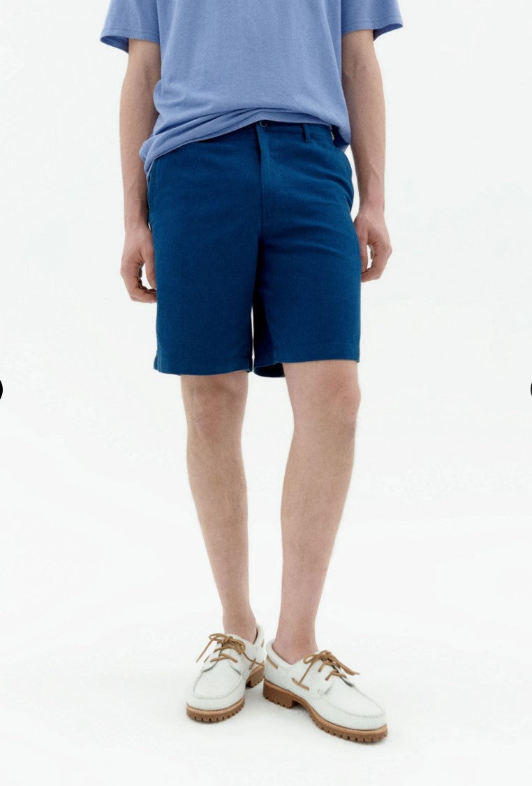 Alex Blue Hemp Bermuda Shorts