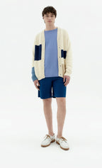 Alex Blue Hemp Bermuda Shorts