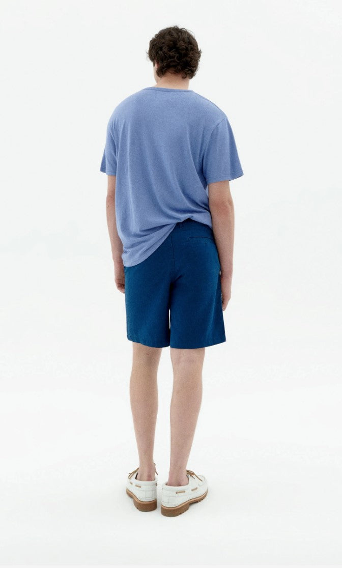 Alex Blue Hemp Bermuda Shorts