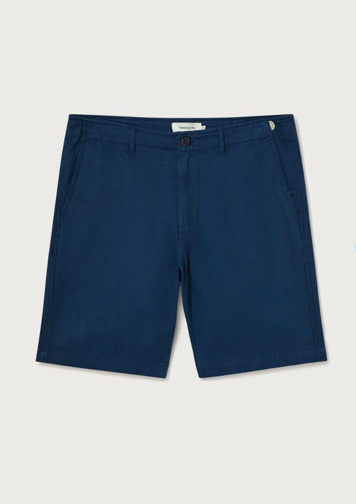 Alex Blue Hemp Bermuda Shorts