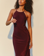 Burgundy Blush Dress