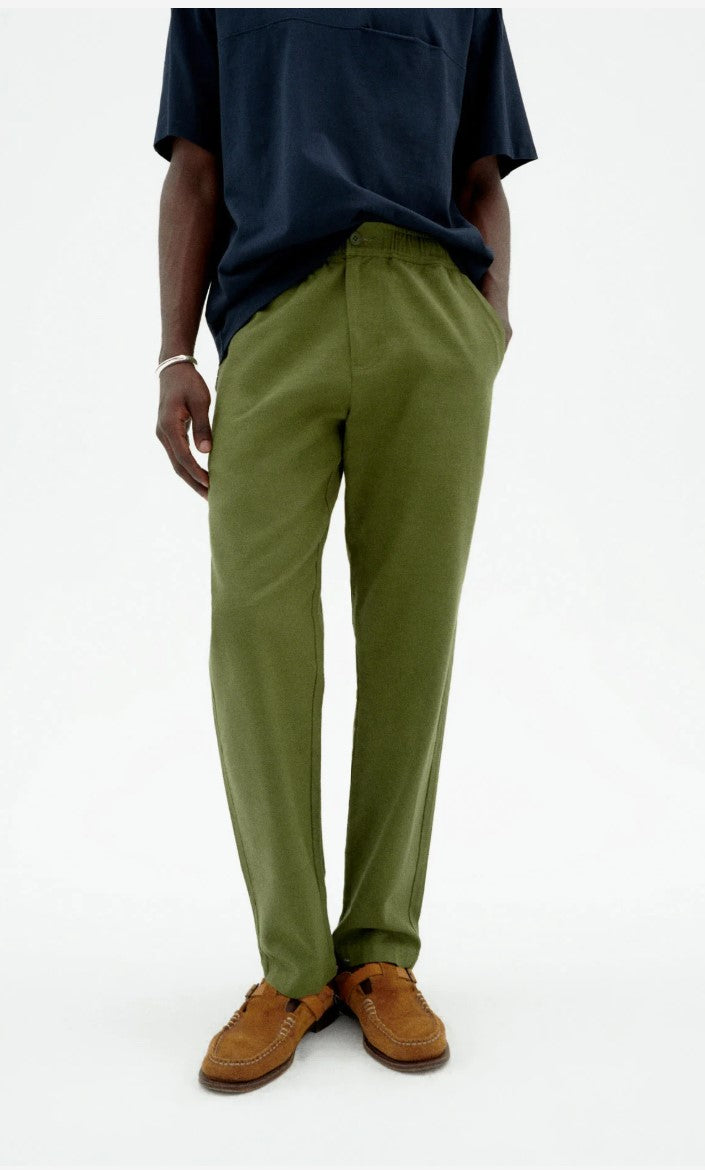 Pantaloni Dritti Travel Light - Verde