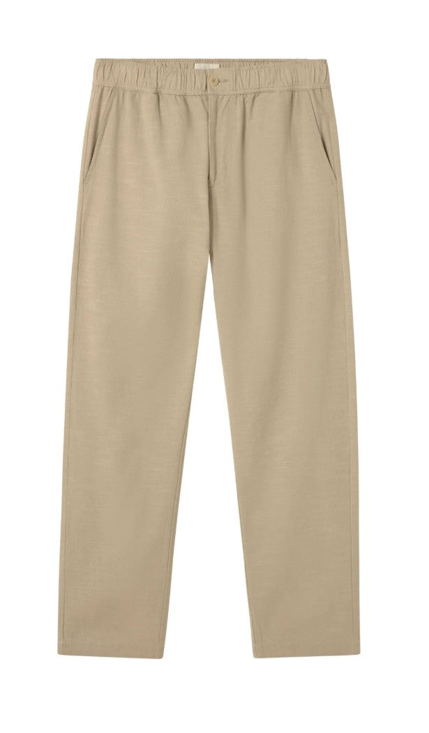 Travel Light Straight Trousers - Ecru