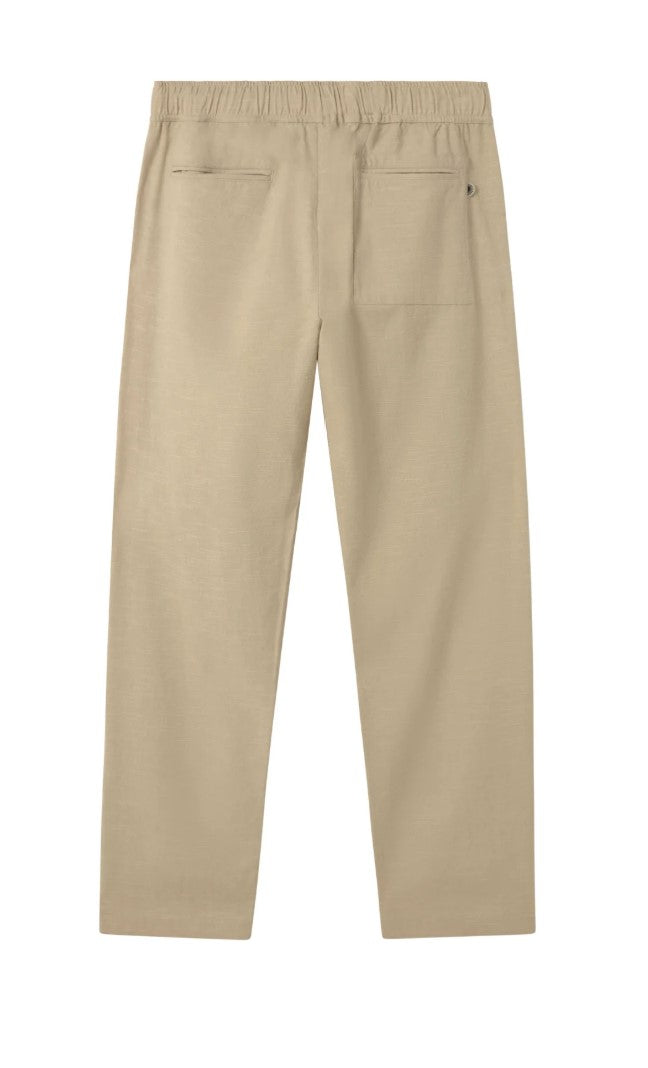 Travel Light Straight Trousers - Ecru